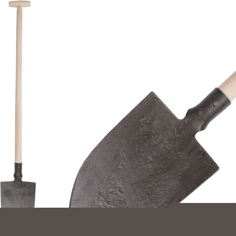 Rýľ Gardex 1250 g, kovaný, špicatý, drevená násada T
