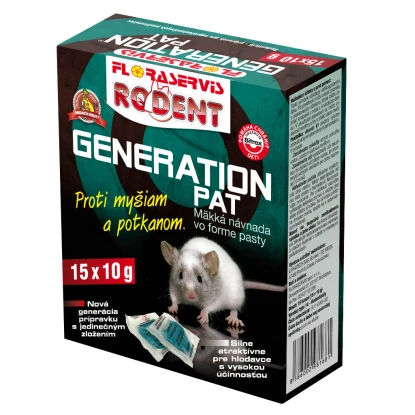 Myši GENERATION PAT mäkká návnada 15x10g NOVINKA