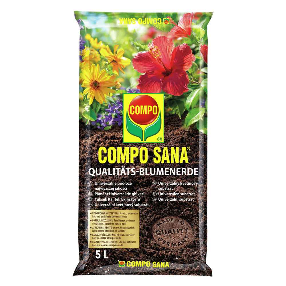 Substrát COMPO SANA 5l univerzálny kvetinový