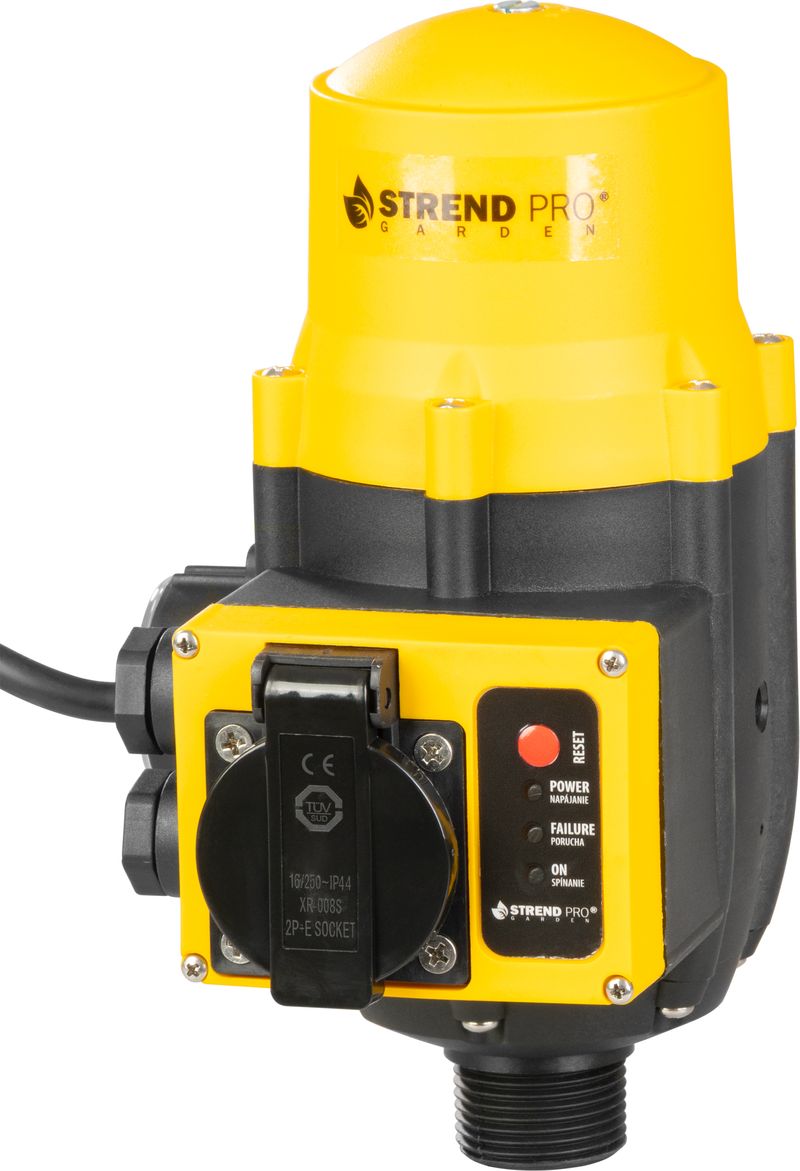 Elektronický tlakový spínač Strend Pro Garden, EPC-1, elektronická riadiaca jednotka, pre max. 1100 W záhradné čerpadlá