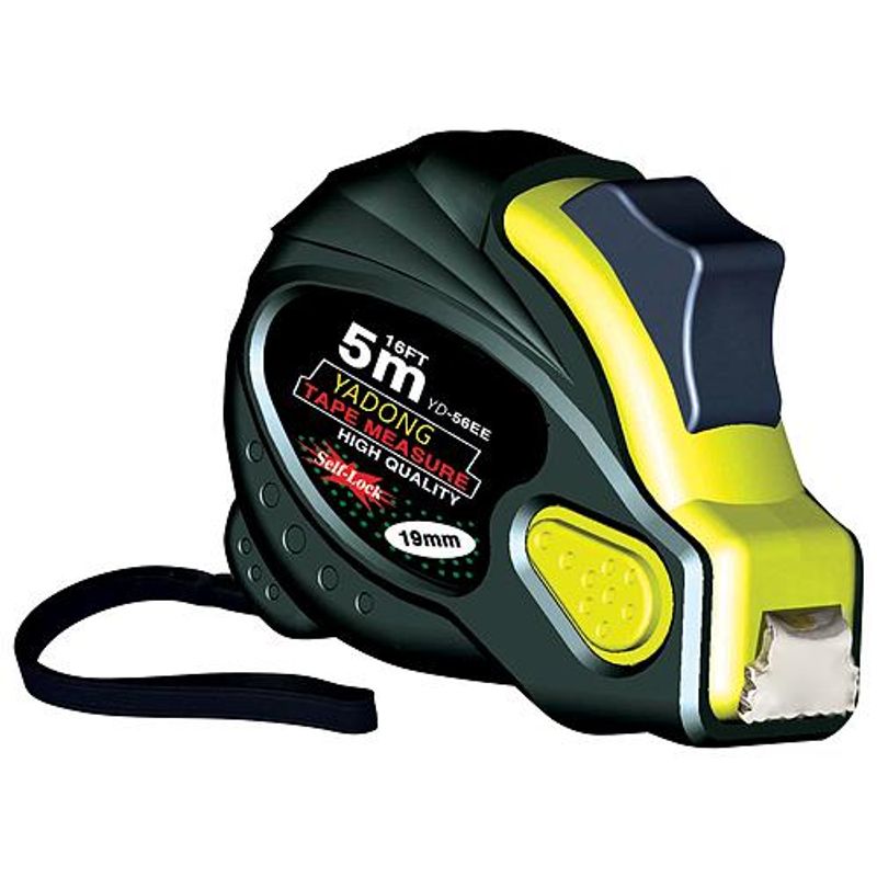 Meter Strend Pro WorkTiger 6E, 5 m, 19 mm, zvinovací, AutoStop, pogumovaný