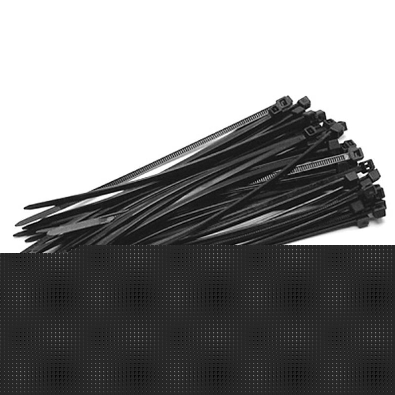 Páska sťahovacia Strend Pro CT66BL, 250x3,6 mm, 50 ks, čierna, nylon, viazacia