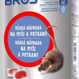 Návnada Bros, na myši a potkany, mäkká, 150 g