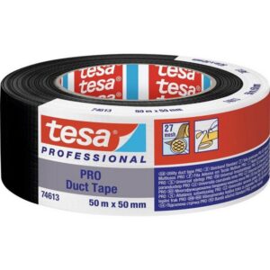 Páska tesa® PRO Duct tape, 50 mm, L-50 m, textilná, čierna