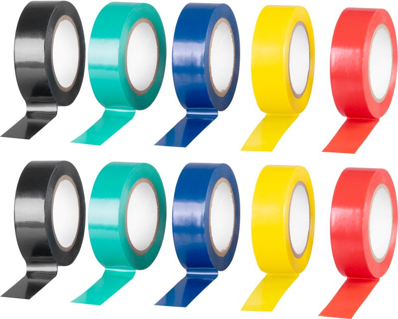 Páska Strend Pro, 19 mm, L-10 m, PVC, max. 80°C, 600V, izolačná, rôzne farby, lepiaca, bal. 10 ks