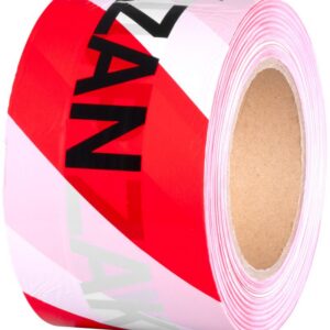Páska Strend Pro, 80 mm, L-250 m, výstražná, červená/biela, ČESKÝ nápis "VSTUP ZAKÁZÁN"