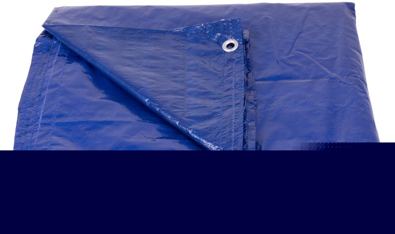 Plachta Tarpaulin Poolco 3,6 m ,120 g/m, zakrývacia, modrá, okrúhla, s okami