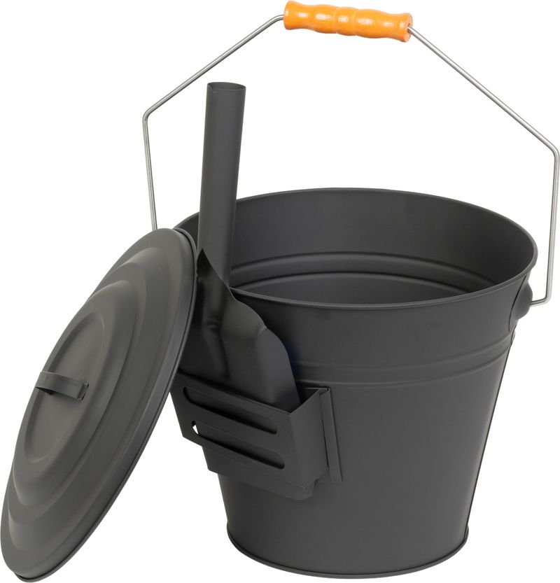 Vedro Strend Pro na popol, s lopatkou, 12 lit., 30x25 cm