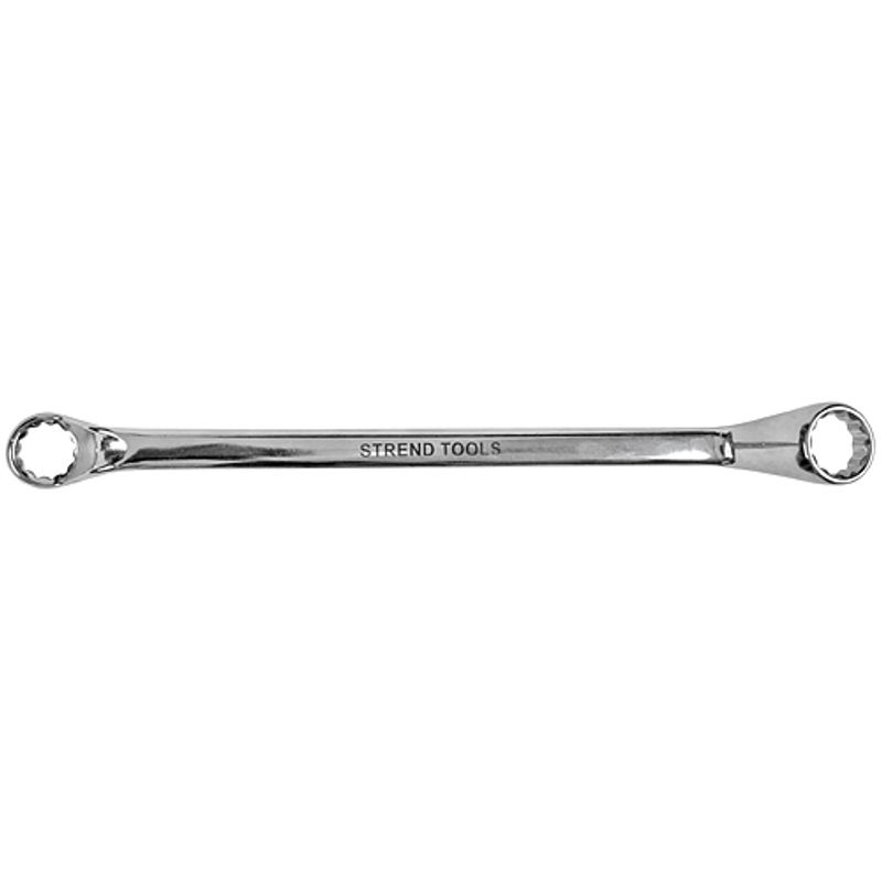 Kľúč HR32509 16x17 mm • DIN838, očkový, vyhnutý 75°, Cr-V