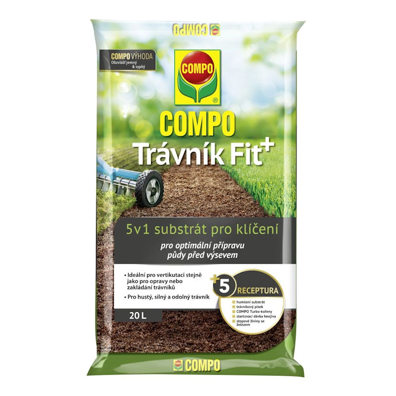 Substrát COMPO Trávnik Fit 5v1 20l