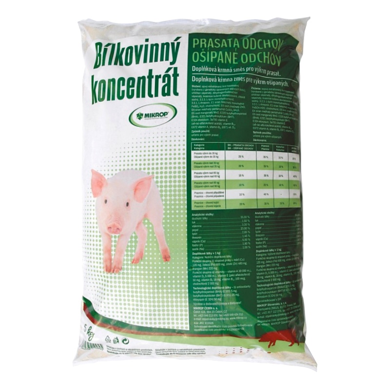 MIKROS BK Výkrm prasiat /bez GMO/ 10kg
