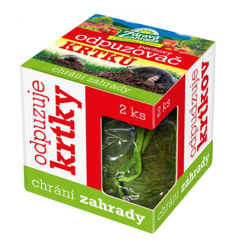 Krtko PACHOVÝ ODPUDZOVAČ ZDRAVÁ ZÁHRADA 2ks
