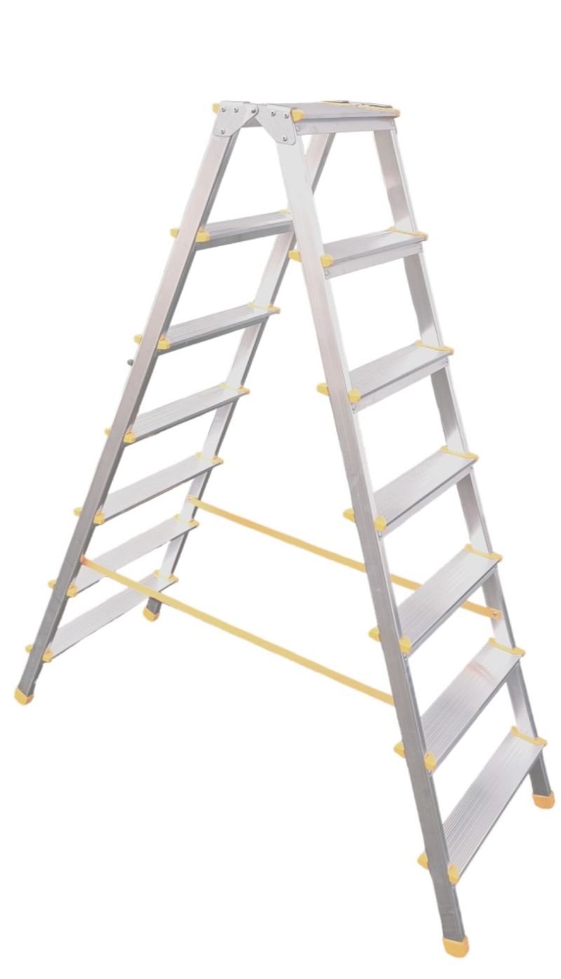 Schodíky ALVE EUROSTYL HOBBY 927, 7 stupienkové štafle, 155 cm, nosn. 150 kg, obojstranné, bez rúčky