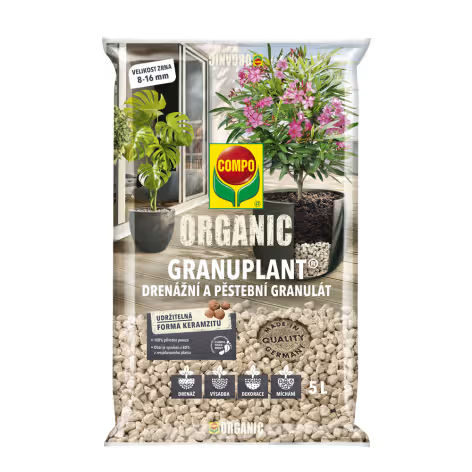COMPO Granuplant Outdoor 5l (VC) - PEMZA Drenážny a pestovateľský granulát