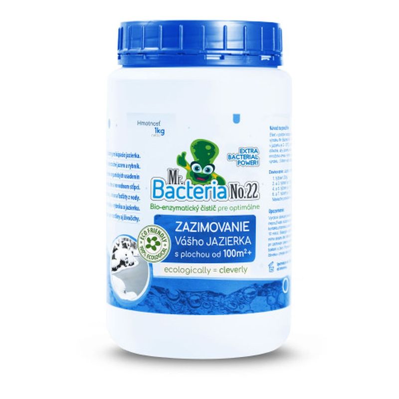 Aktivátor Mr.Bacteria No.22, zazimovač pre jazierka s plochou 100m2+, 1000g