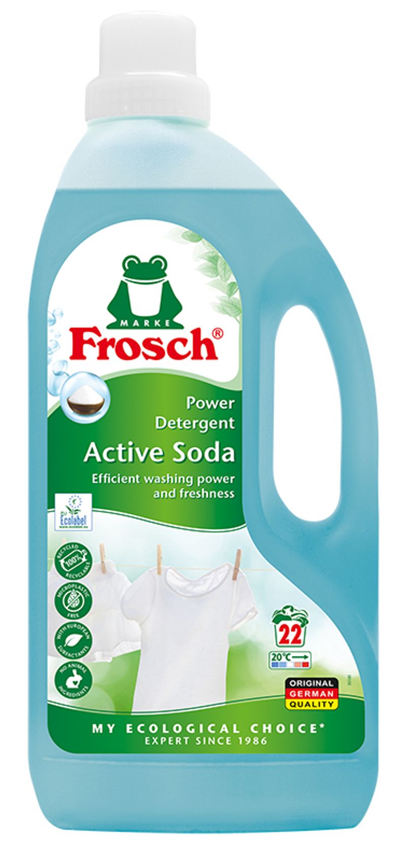 Prostriedok Frosch Eko Active Soda, prací, s aktívnou sódou, 1500 ml