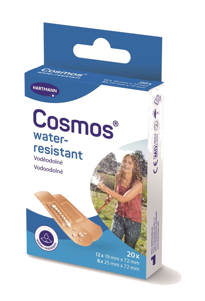 Náplasť Cosmos vodoodolná 2 veľkosti, 20 ks