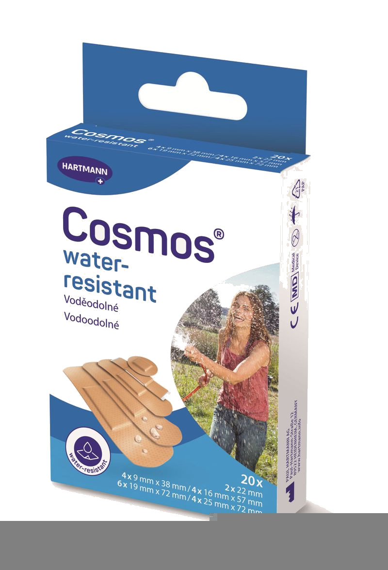 Náplasť Cosmos vodeodolná. 5veľkostí, 20ks
