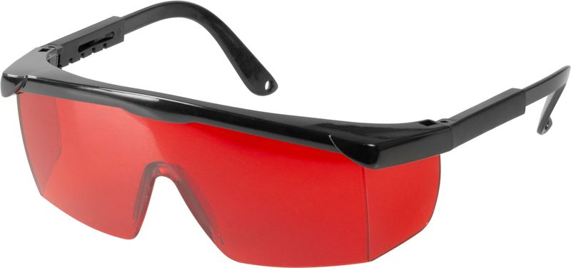 Okuliare Safetyco B507, červené, ochranné, nastaviteľné