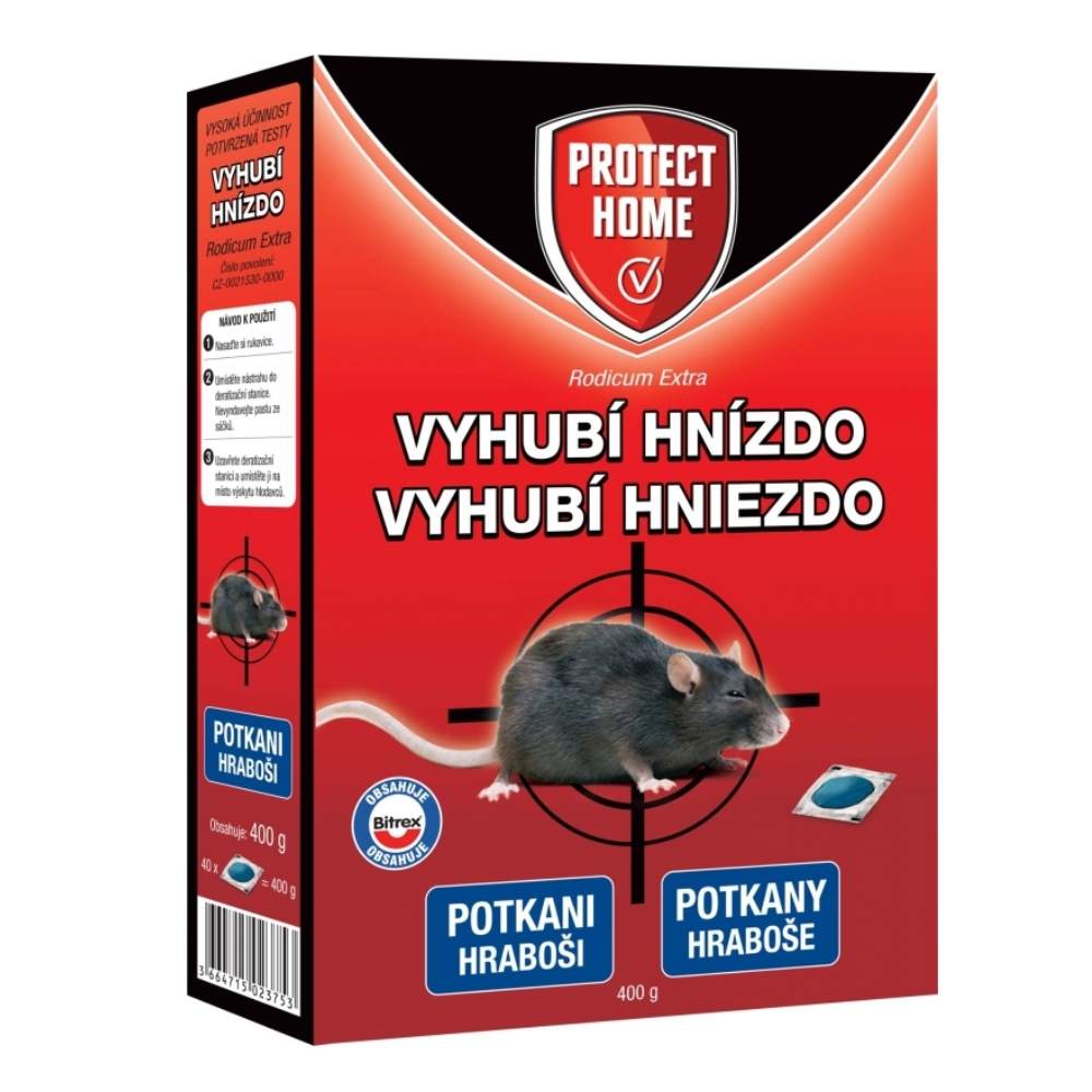 Myši RODICUM EXTRA mäkká návnada 400g