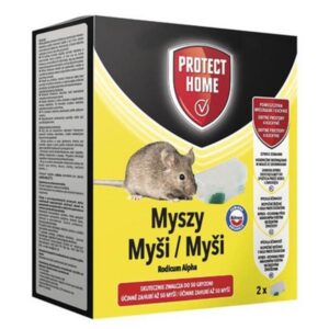 Myši RODICUM ALPHA 2x2x5g deratizačná stanička