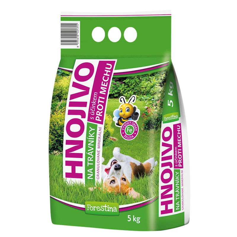 Trávnikové hnojivo STANDARD PROTI MACHU FORESTINA 5kg 150/P
