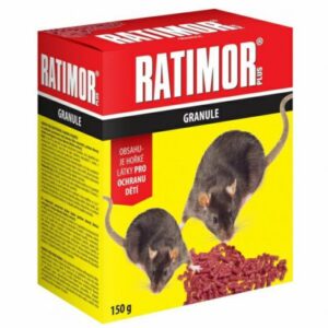 Myši granule 150g RATIMOR PLUS 20/k