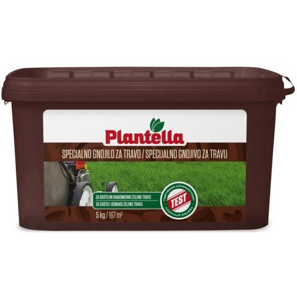 Trávnikové hnojivo PLANTELLA 5kg vedro