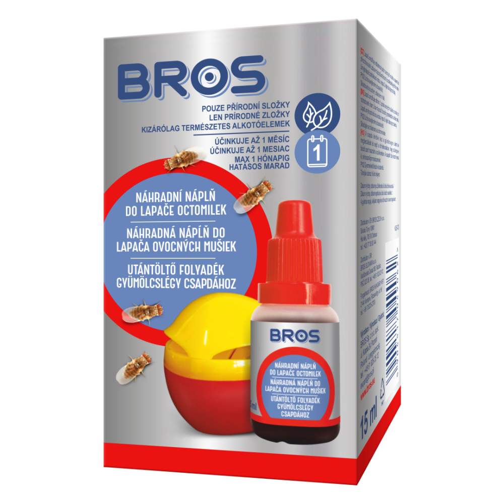 Muchy ovocné mušky NÁPLŇ 15ml BROS 12/K