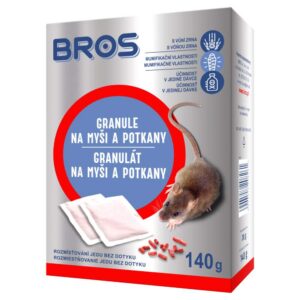 Myši granule 140g BROS 12/K