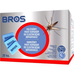 Komáre VANKÚŠIKY do elektrického odparovača 20ks BROS 24/K
