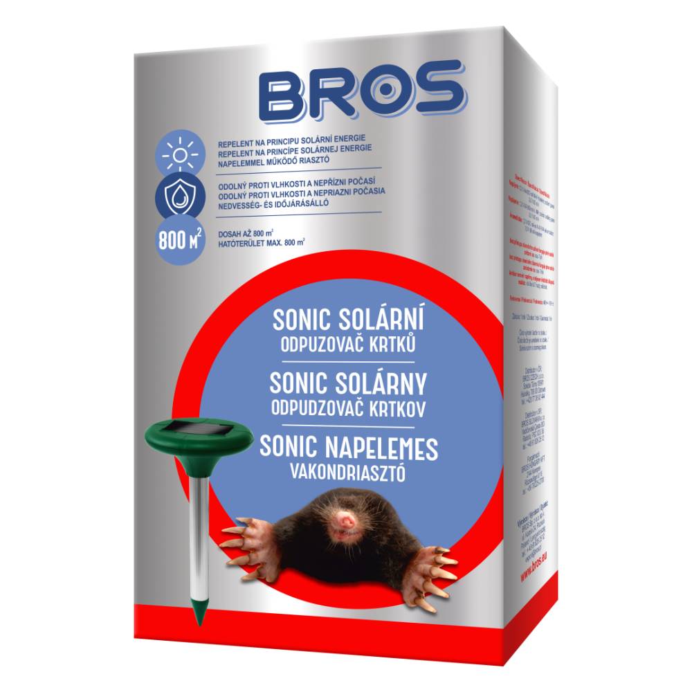Krtko solárny odpudzovač BROS 6/K
