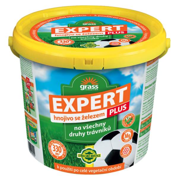 Trávnikové hnojivo EXPERT PLUS 10kg vedro 65/p