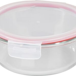Dóza MagicHome, okrúhla, 950 ml, s vekom, Clip, sklenená