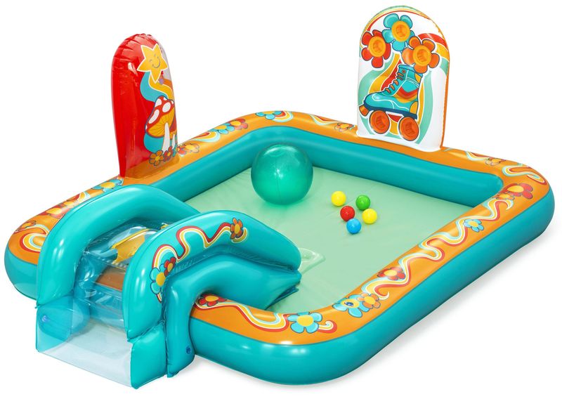 Bazénik Bestway® Retro Groove Play Center detský, nafukovací, 193x152x74 cm