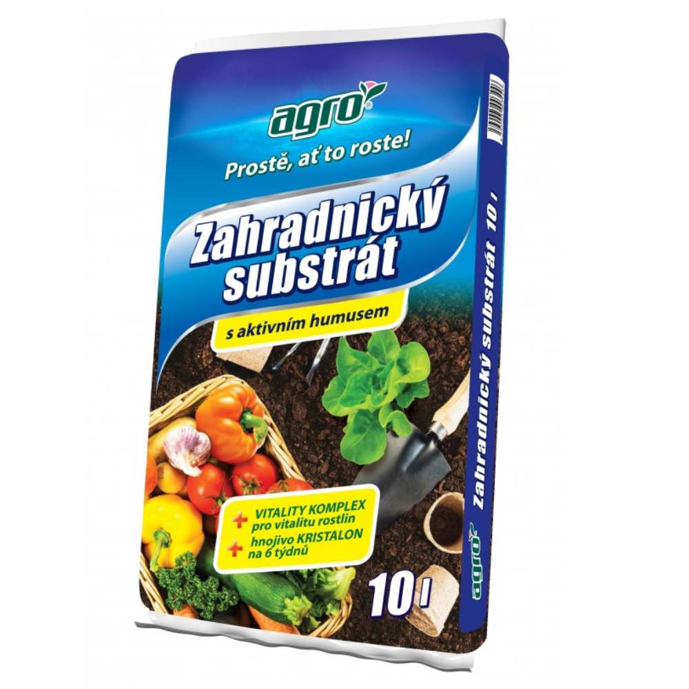 Substrát záhradnícky 10l AGRO CS 210/p