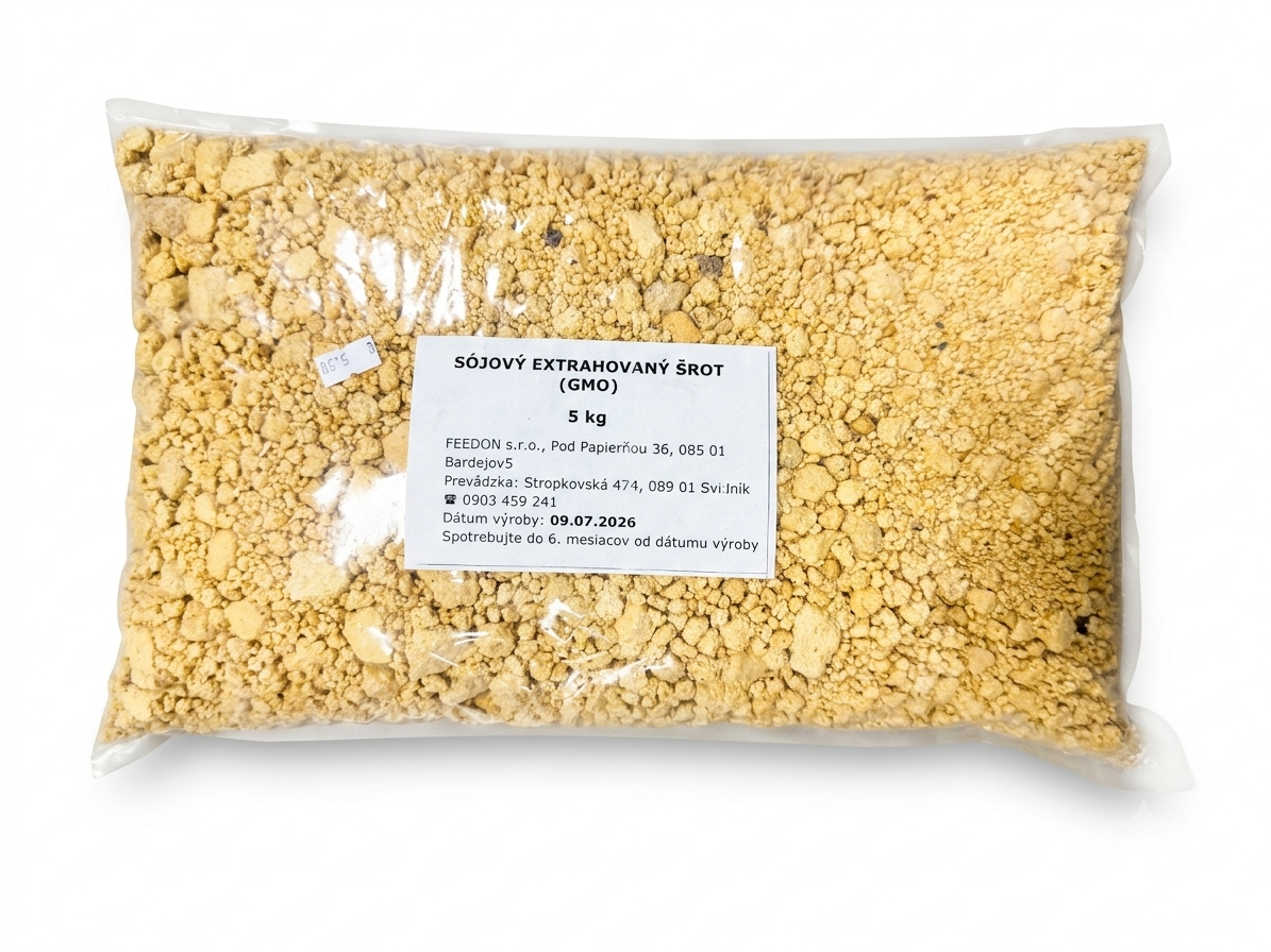 SÓJOVÝ EXTRAHOVANÝ ŠROT (GMO) 5kg