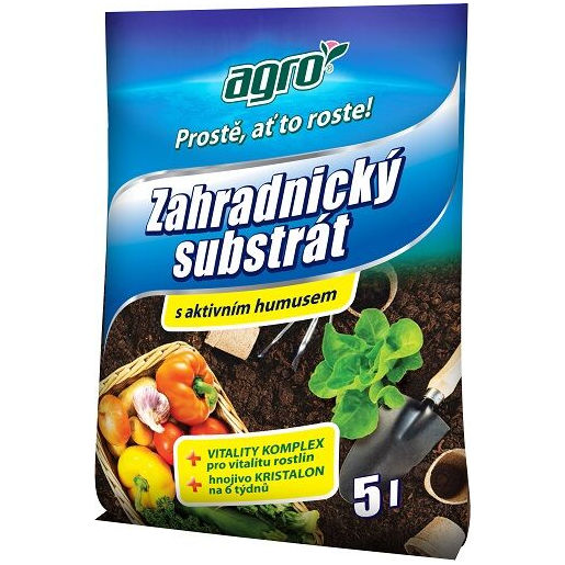 Substrát záhradnícky 5l AGRO CS 300/p