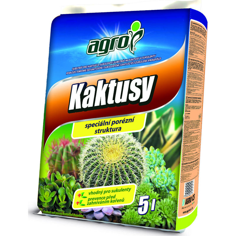 Substrát kaktusový 5l AGRO CS 250/p