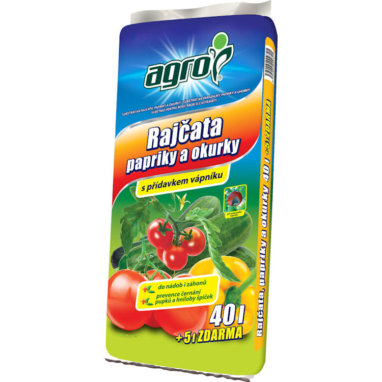 Substrát rajčiaky, uhorky, papriky 45l AGRO CS 51/p