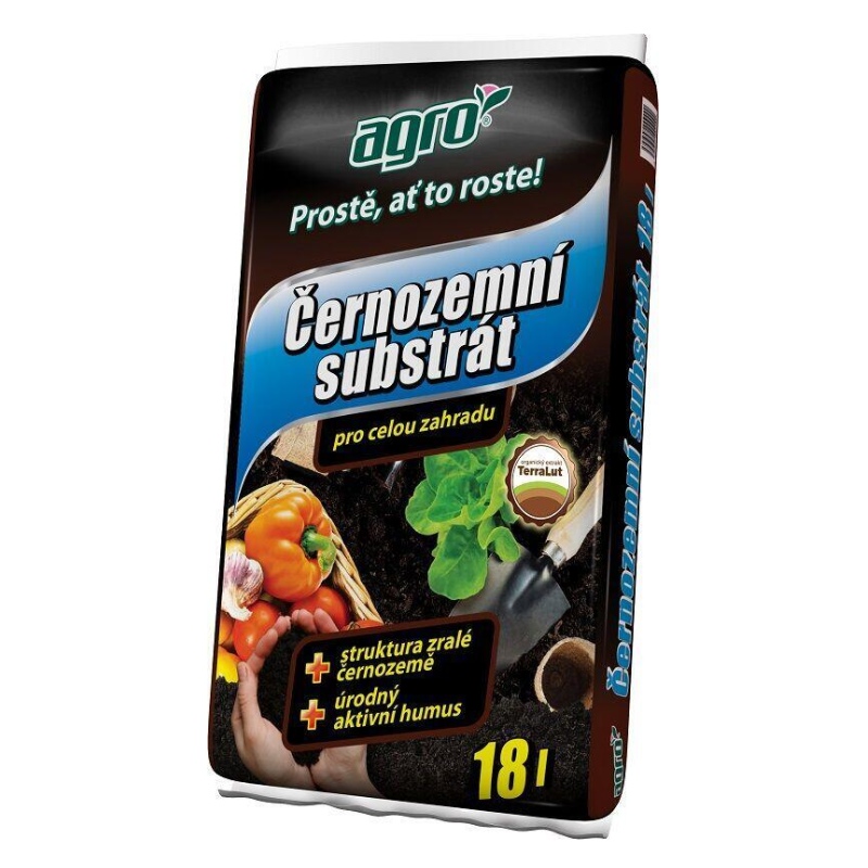 Substrát na celú záhradu 18l černozemný AGRO CS 120/p