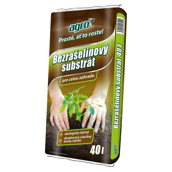 Substrát na celú záhradu 40l bezrašelinový AGRO CS 51/p