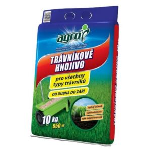 Trávnikové hnojivo 10kg AGRO CS s odnosným uchom 80/p SUPER CENA !