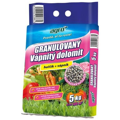 Dolomit vápnitý 5kg granulovaný AGRO CS 156/p