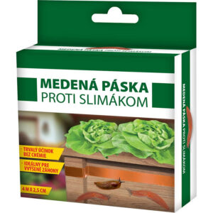 Slimáky MEDENÁ PÁSKA 4mx2,5cm 20/k