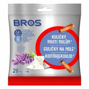 Mole GULIČKY na mole 20ks BROS 14/K