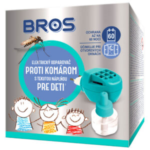 Komáre ELEKTRICKÝ ODPAROVAČ s tekutou náplňou pre deti BROS 12/K