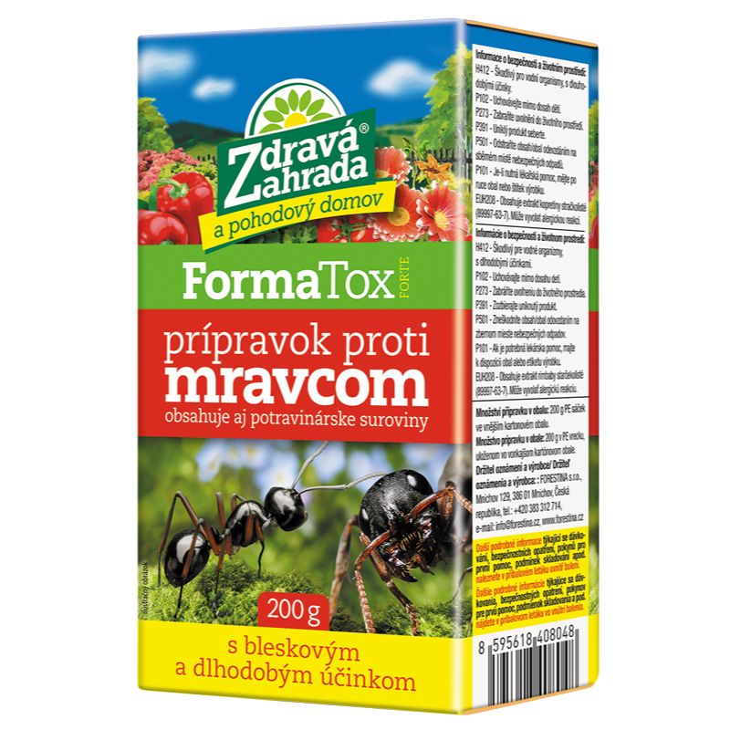Mravce FormaTox Forte 200g ZDRAVÁ ZÁHRADA 12/k