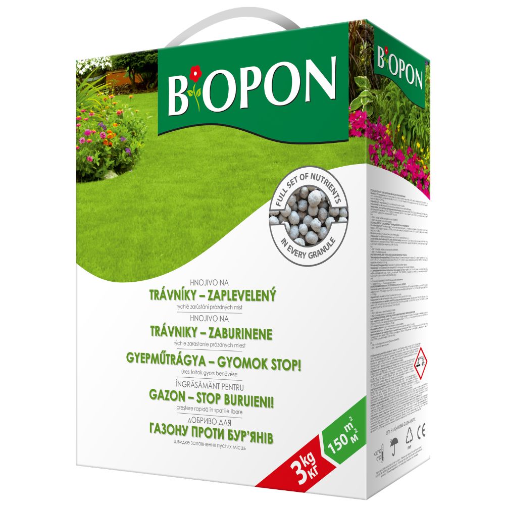Hnojivo BOPON 3kg trávnik proti burine