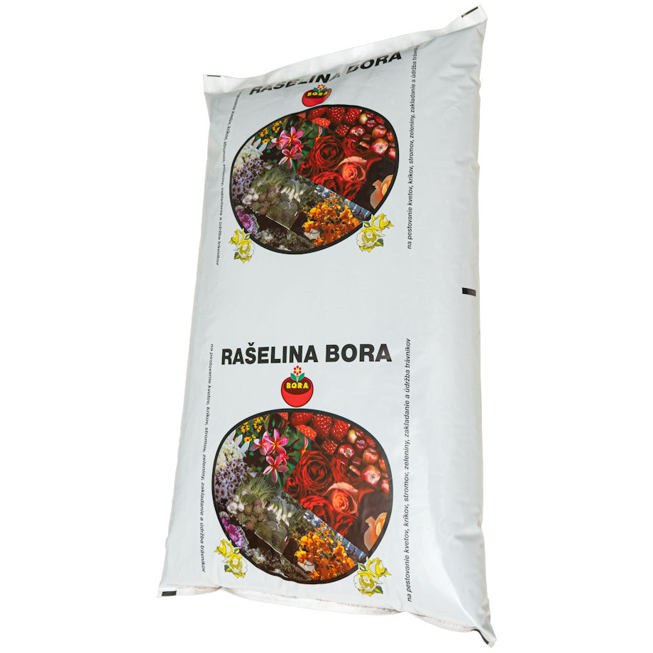 Rašelina 50l pH 4,5- 6 biele vrece BORA 36/P